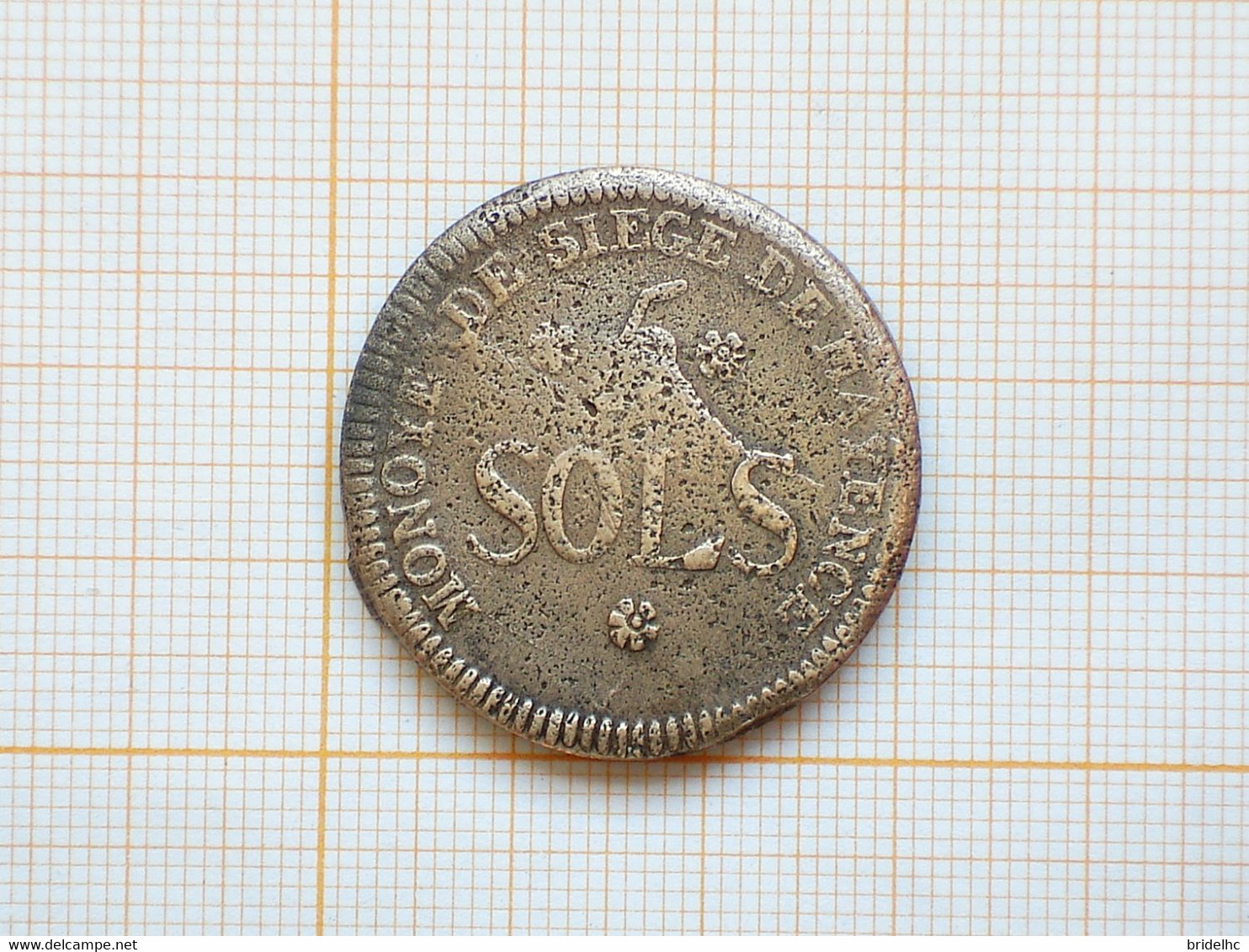 5 Sols Monoye De Siège De Mayence - 1792-1804 First French Republic