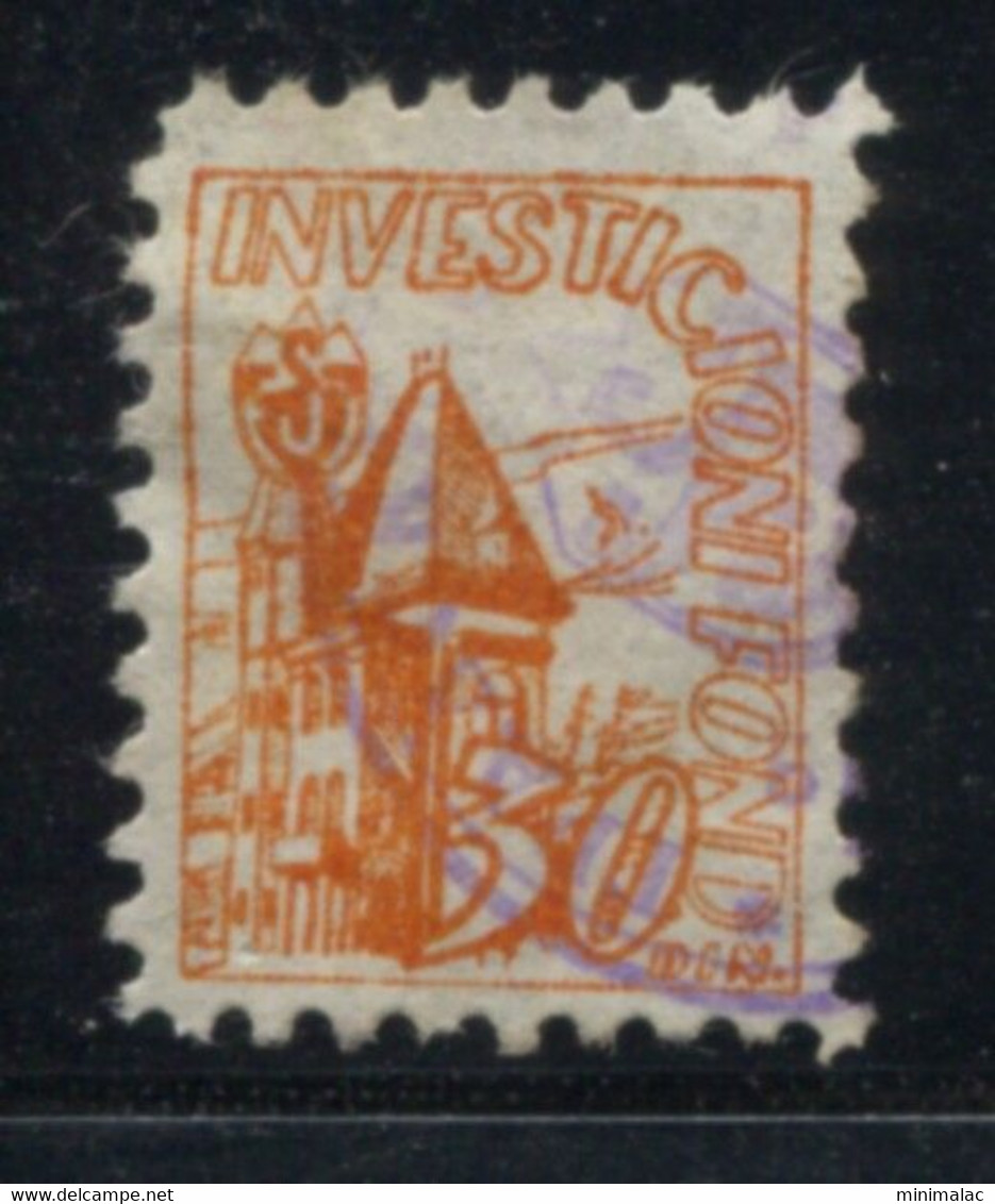 Yugoslavia 1950s, Stamp For Membership Ferijalni Savez, Investment Fund - Revenue, Tax Stamp, 30din - Service