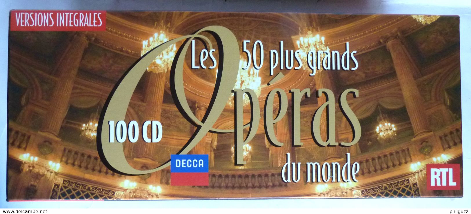 COFFRET LES 50 PLUS GRANDS OPERAS 100 CD DECCA - Oper & Operette