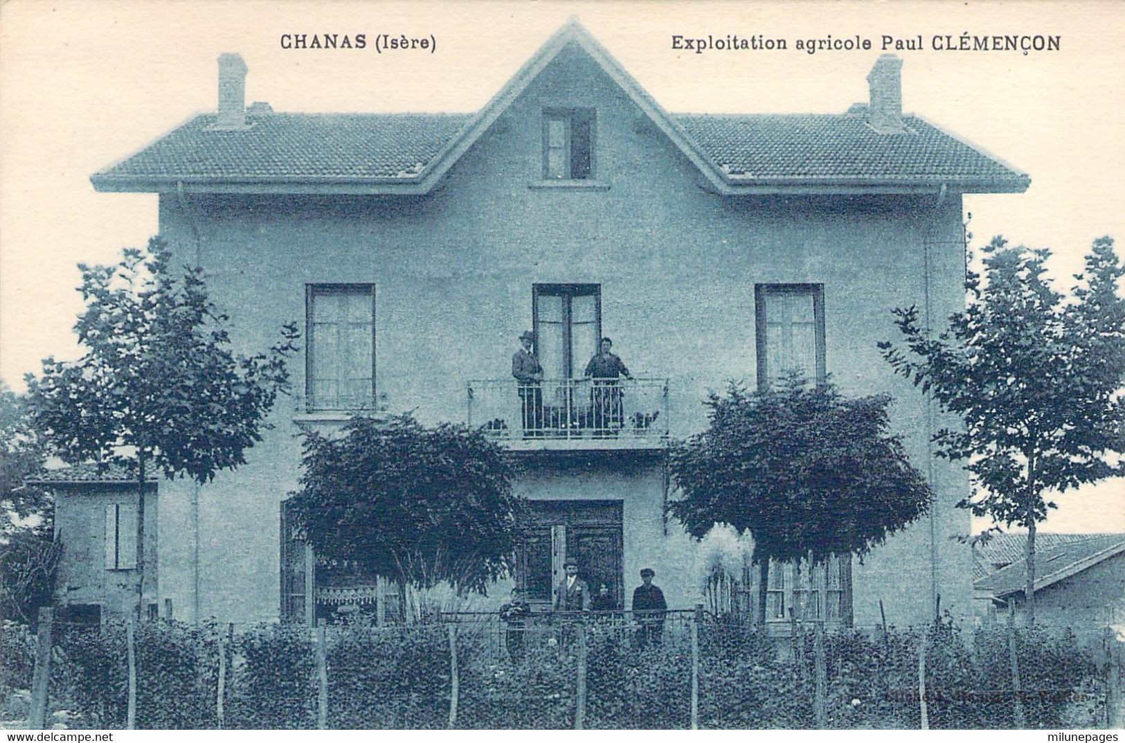 38 ISERE Exploitation Agricole Paul Clémençon De Chanas - Chanas