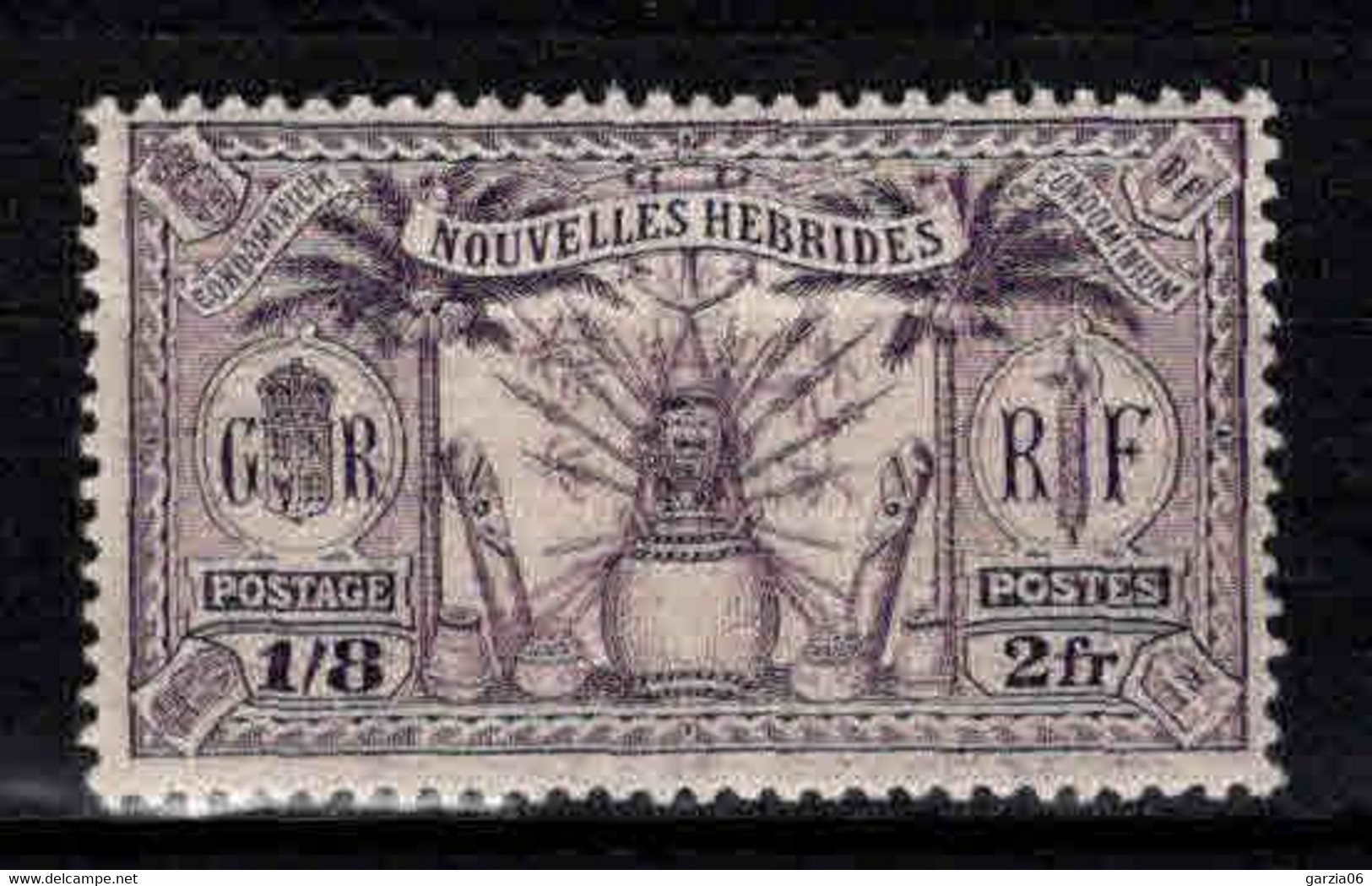 Nouvelles Hébrides  -1925 - Idole Indigène  - N° 89  - Neuf * - MLH - Unused Stamps