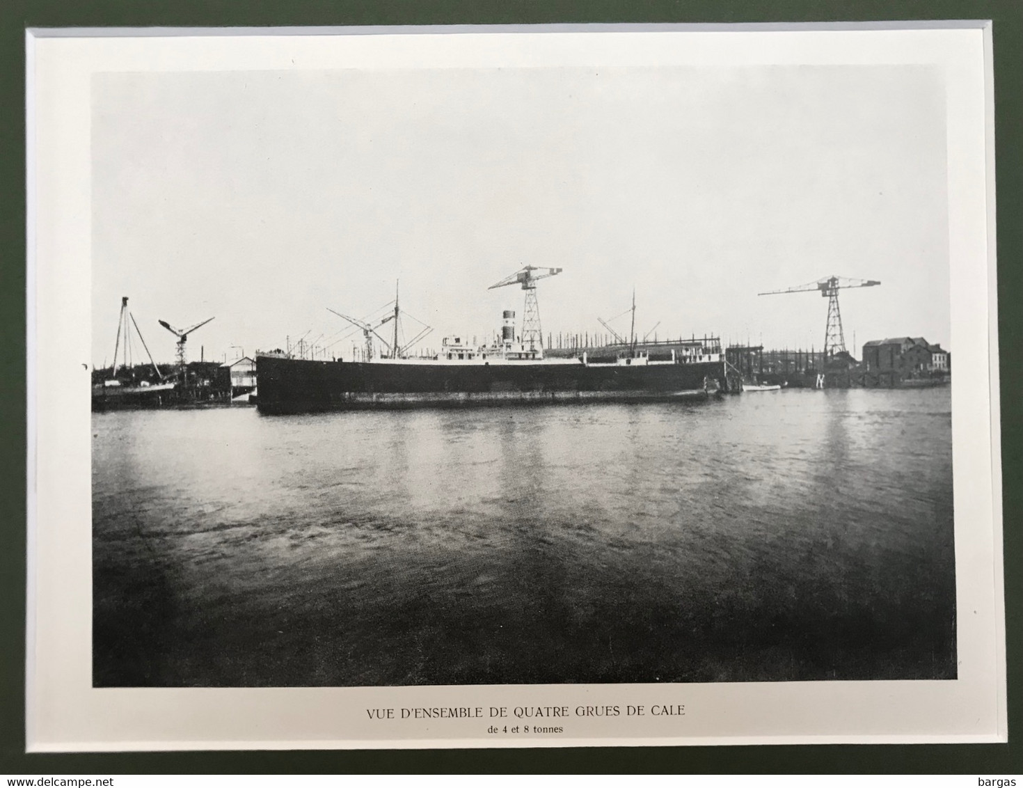 Planche Usine Manutention Ateliers Et Chantiers De La Loire à Nantes Construction Navale Bateau - Macchine