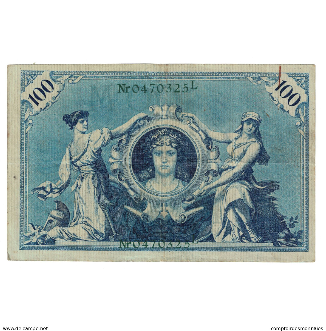 Billet, Allemagne, 100 Mark, KM:34, TTB - 100 Mark