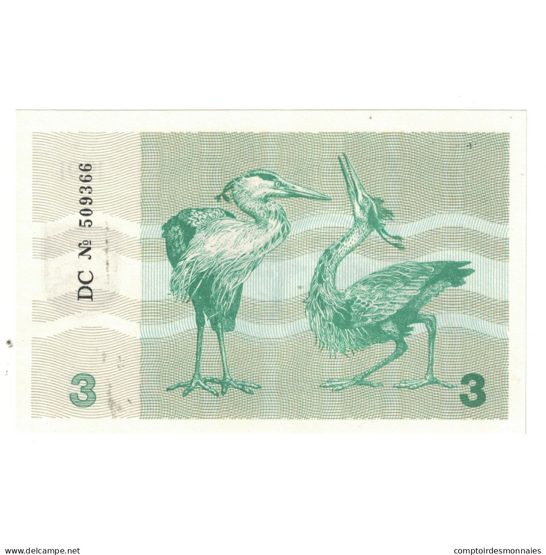 Billet, Lituanie, 3 (Talonas), 1991, KM:33b, NEUF - Lituanie