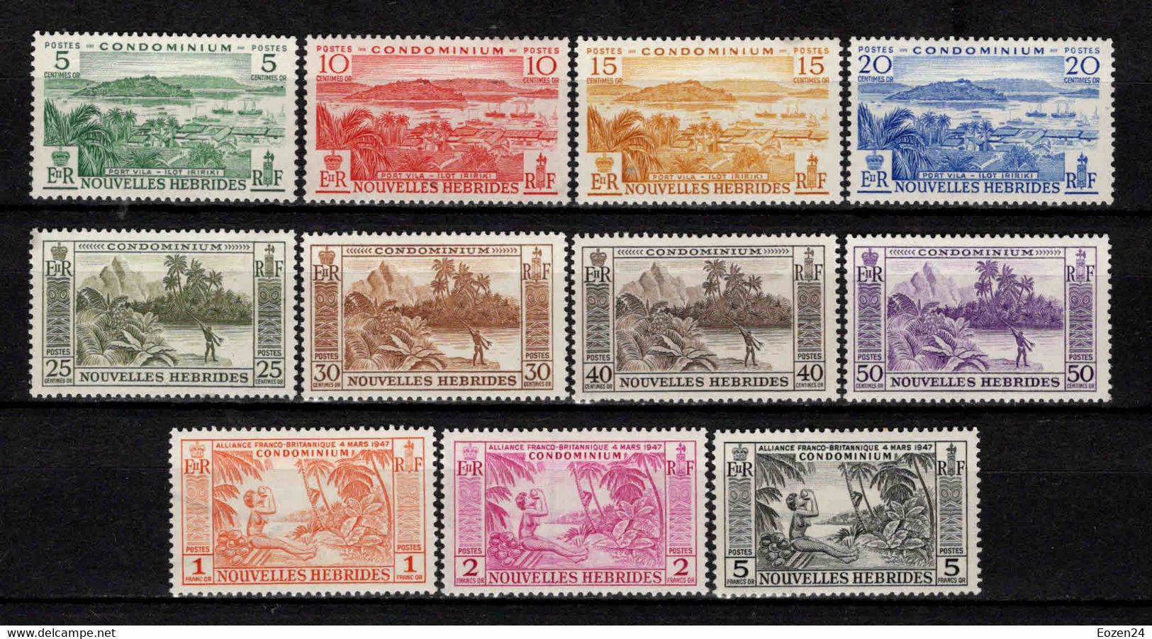 Nouvelles Hébrides - 1957 -  N°175 à 185   - Neuf ** - MNH - Unused Stamps