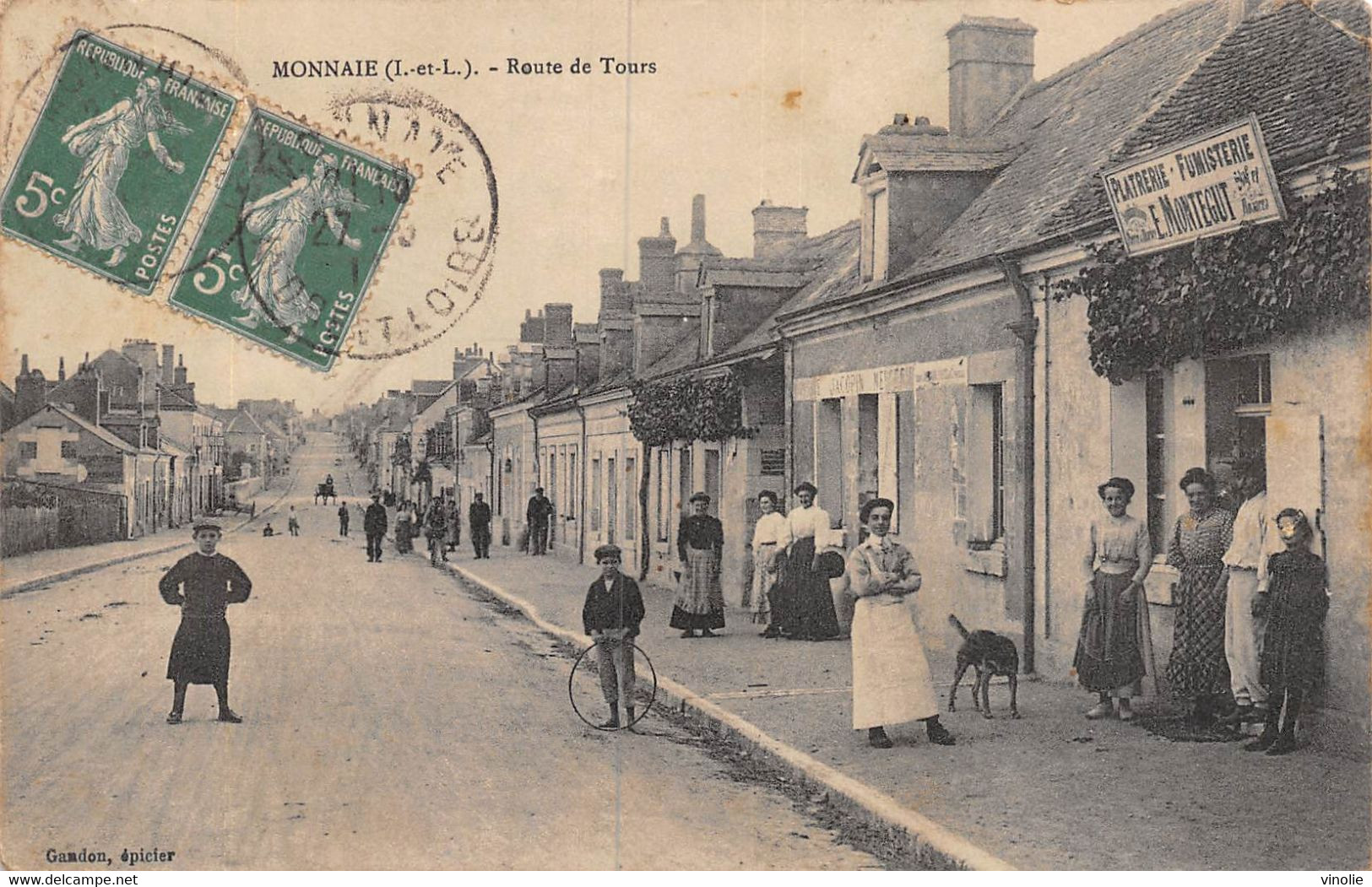 P-TJMT-3-22-6413 : MONNAIE. ROUTE DE TOURS - Monnaie