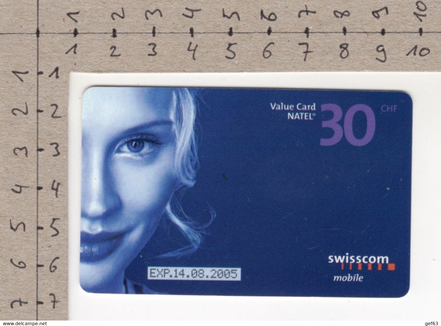 Value Card Natel Easy CHF 30.-- / SWISSCOM Mobile - Telecom