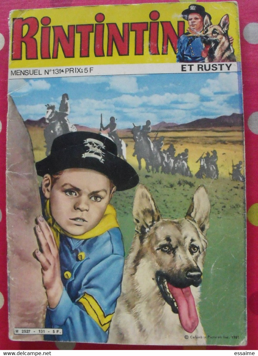 Revue BD Rintintin Et Rusty N° 131 De 1981. Les Robinsons De L'espace - Rintintin