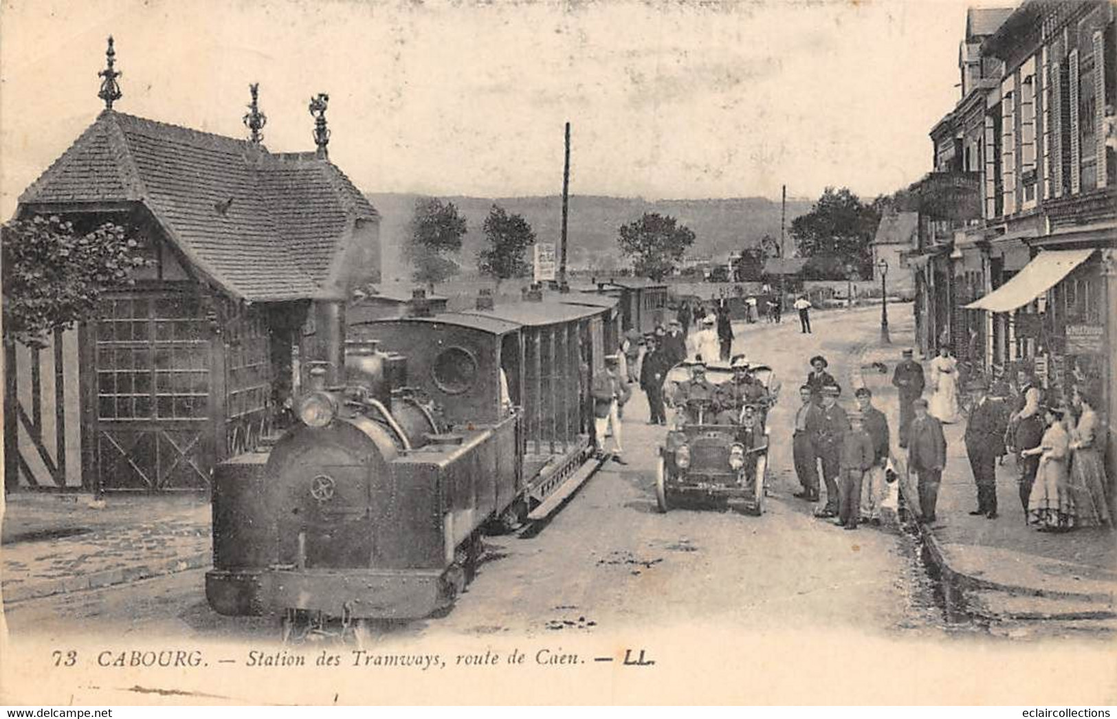 Cabourg         14       Station De Tramways Route De Caen         (voir Scan) - Cabourg