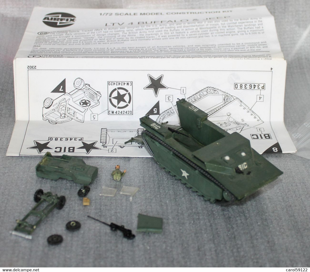 AIRFIX 1/72 LTV 4 BUFFALO & JEEP - Armee