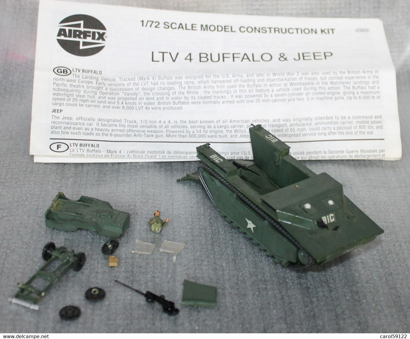 AIRFIX 1/72 LTV 4 BUFFALO & JEEP - Leger