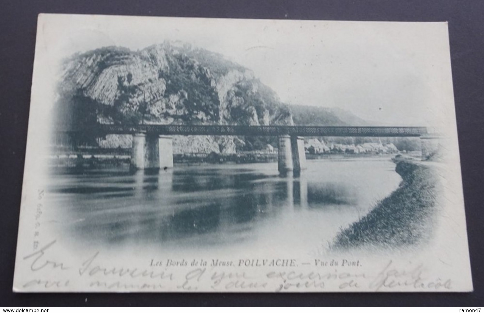 Poilvache - Les Bords De La Meuse - Vue Du Pont (N° 6189, G.H. Ed.) - Jaar 1900 - Yvoir