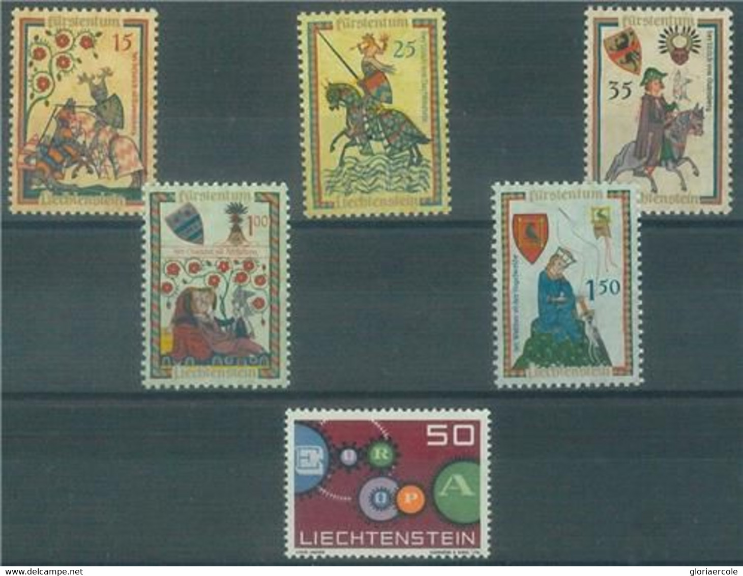 88228 - LIECHTENSTEIN - STAMPS -  COMPLETE YEAR Sets: 1961/1968 No S/s  MNH - Sonstige & Ohne Zuordnung