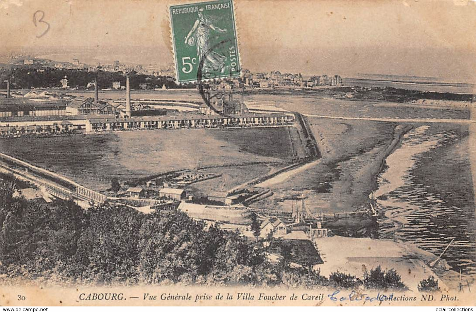 Cabourg         14         Vue Générale Prise De La Villa Foucher De Careil (voir Scan) - Cabourg