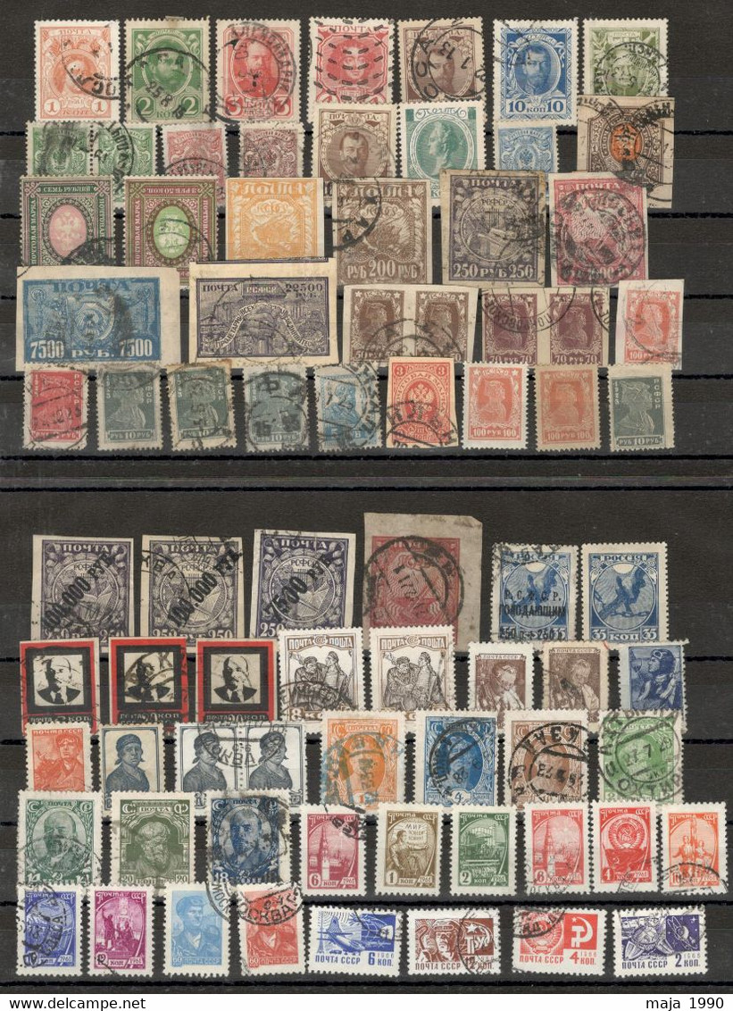 RUSSIA - NICE LOT OF 75 STAMPS   (1) - Verzamelingen