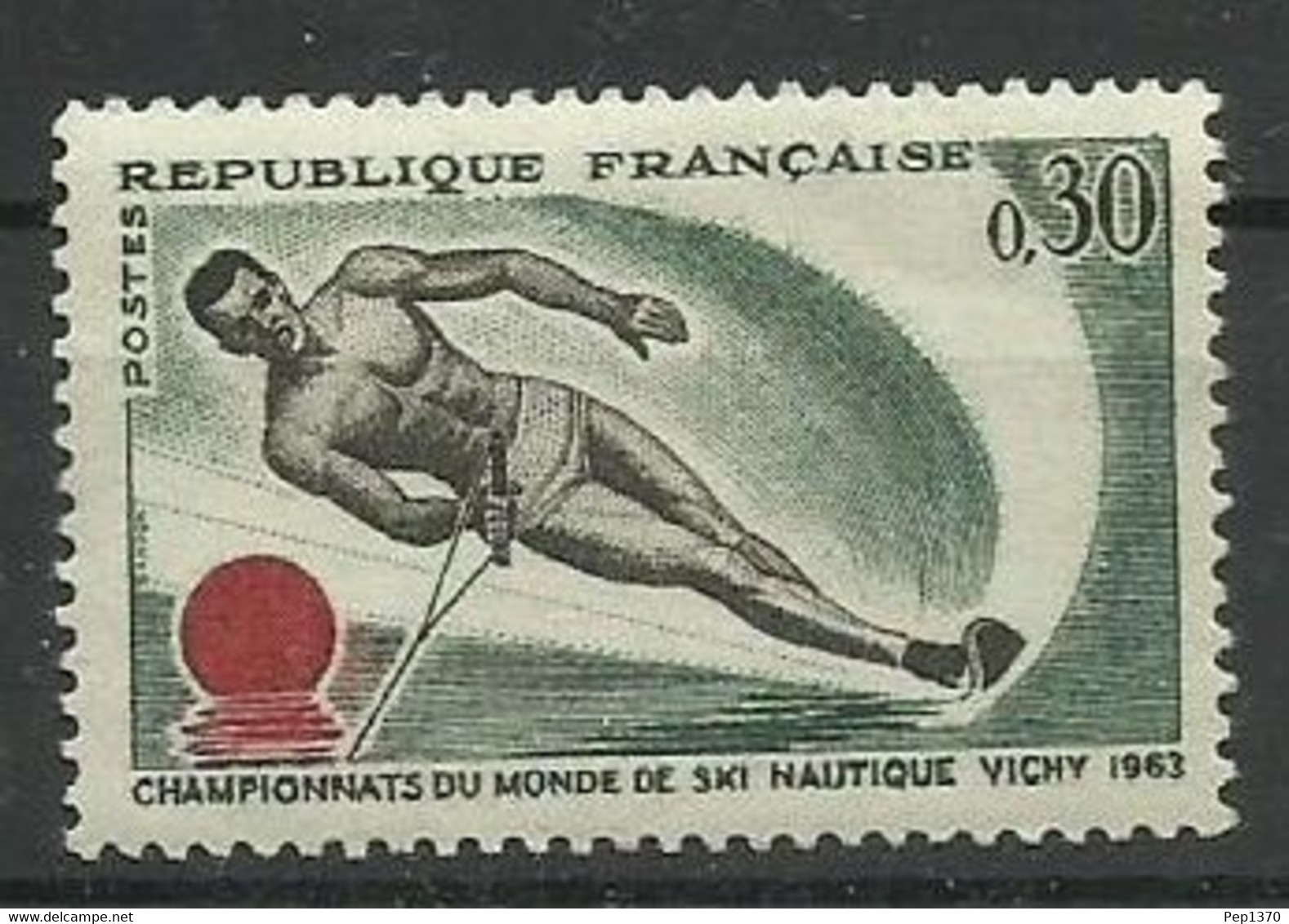 FRANCIA 1963 - CAMPEONATO DEL MUNDO DE SKI ACUATICO - YVERT 1395** - Ski Nautique