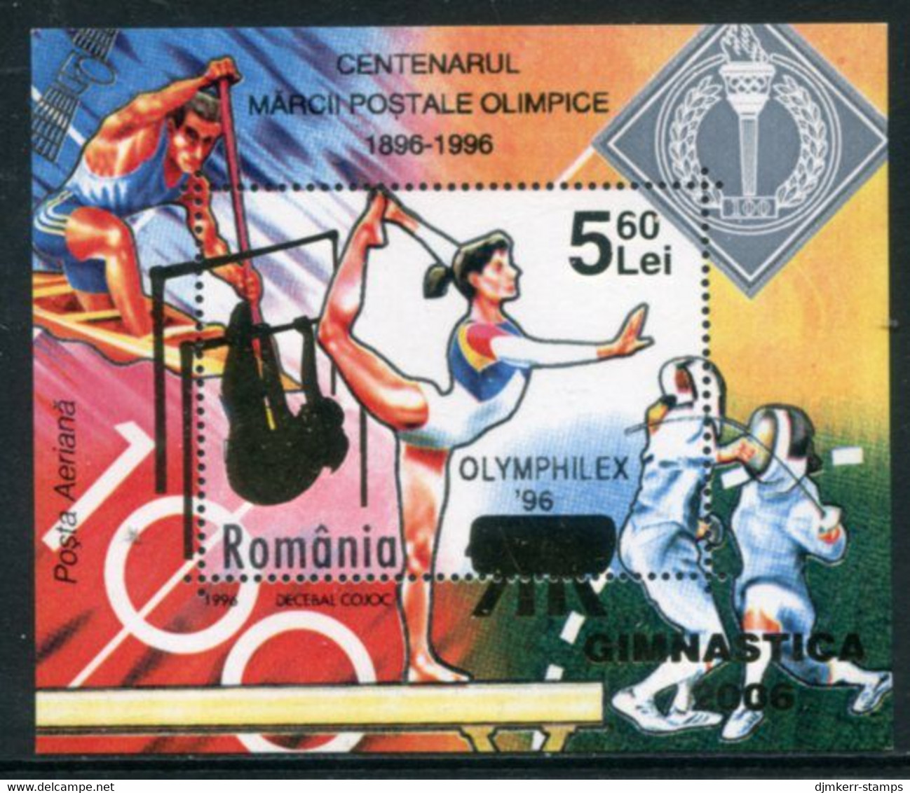 ROMANIA 2006 Gymnastics Block MNH / **.  Michel Block 387 - Nuovi