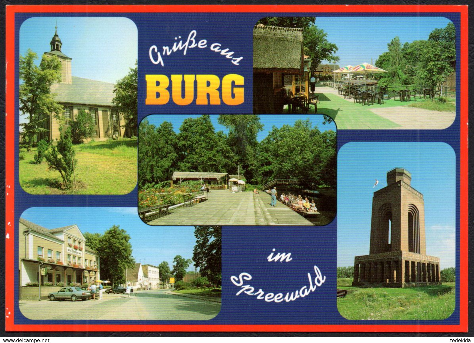 E9733 - Burg - Verlag Bild Und Heimat Reichenbach Qualitätskarte - Burg (Spreewald)