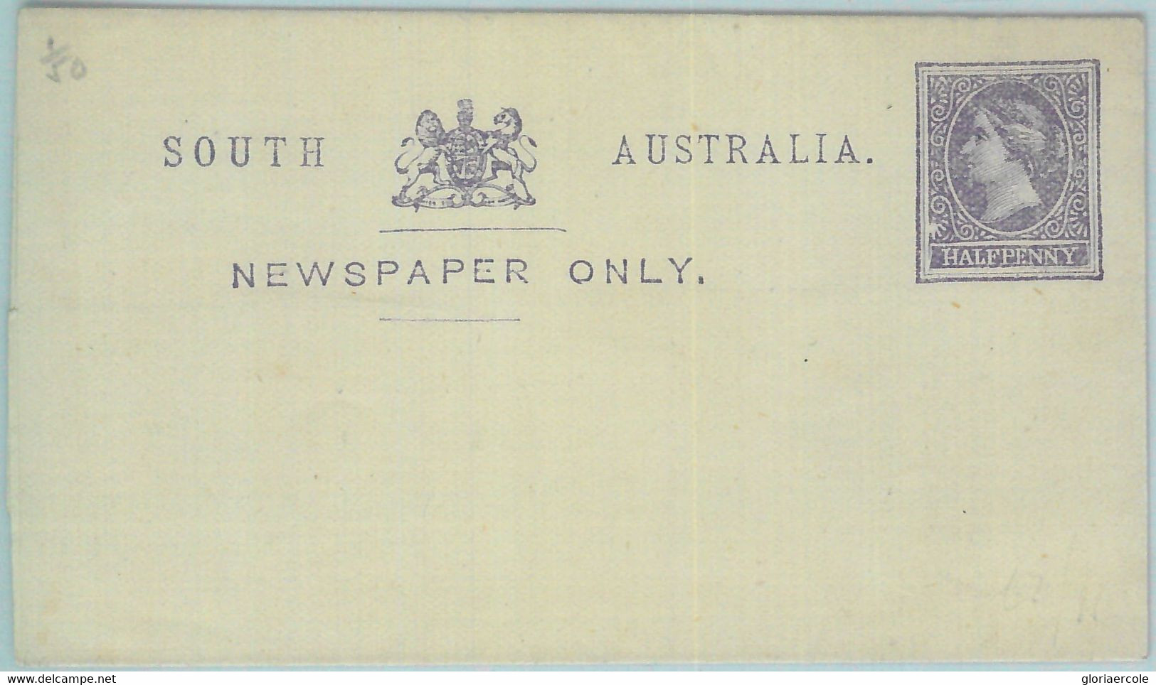 89166 - SOUTH ASUTRALIA -   POSTAL STATIONERY  Wrapper - Higgings & Gage  # 1 - Autres & Non Classés