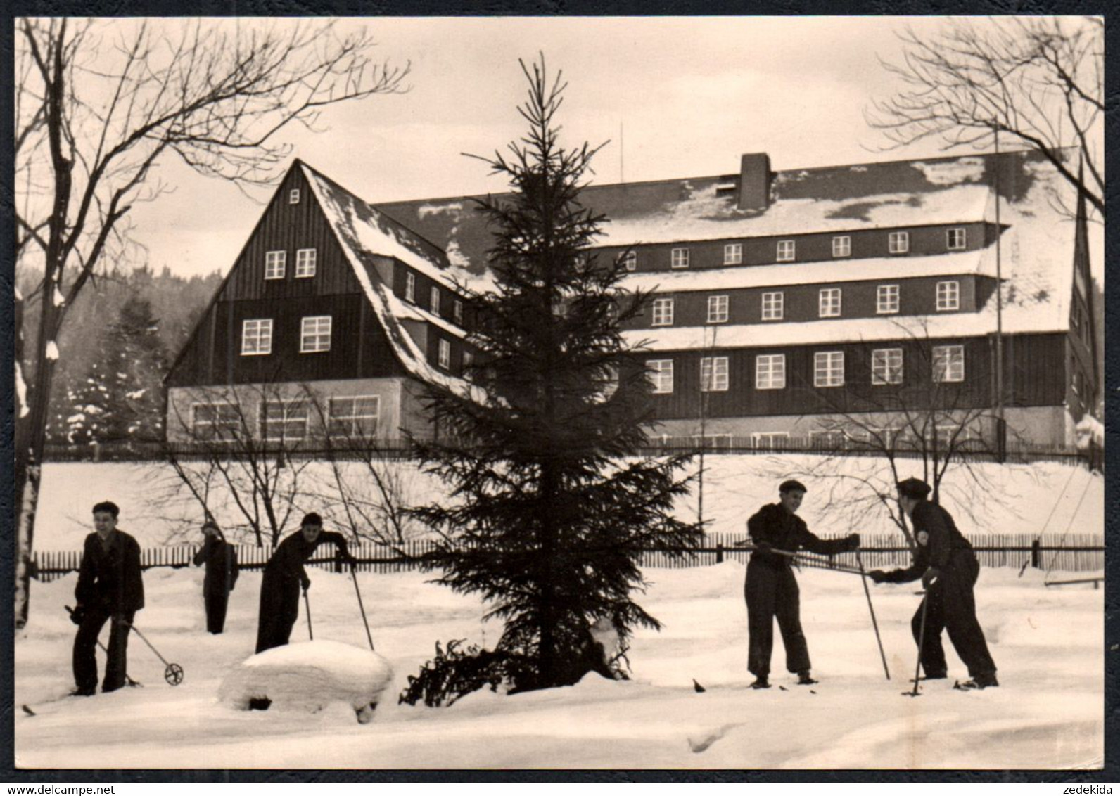 B4919 - Rehefeld - FDGB Heim Aufbau - Verlag VEB Bild Und Heimat Reichenbach - Landpost Landpoststempel über Kipsdorf - Rehefeld