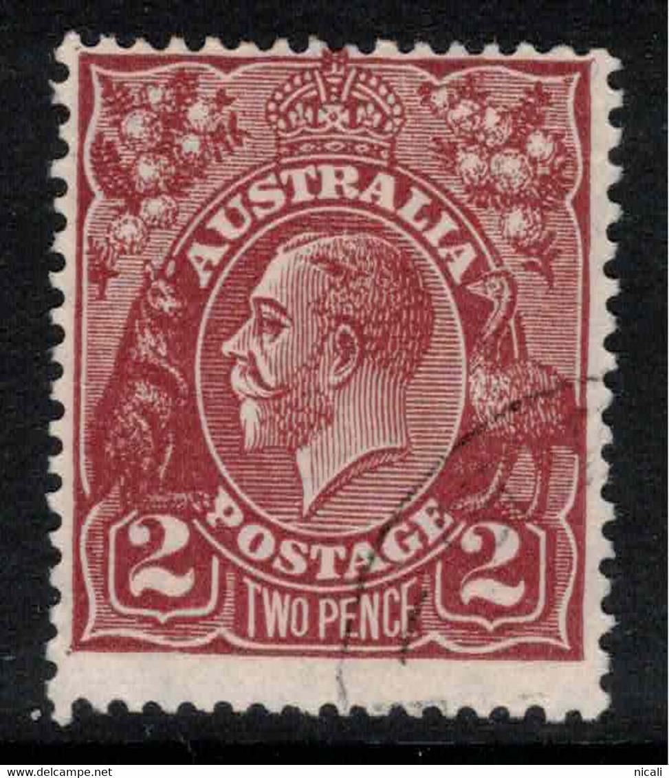 AUSTRALIA 1926 2d Red-Brown P13.5x12.5 SG 98 U #ALK17 - Usados