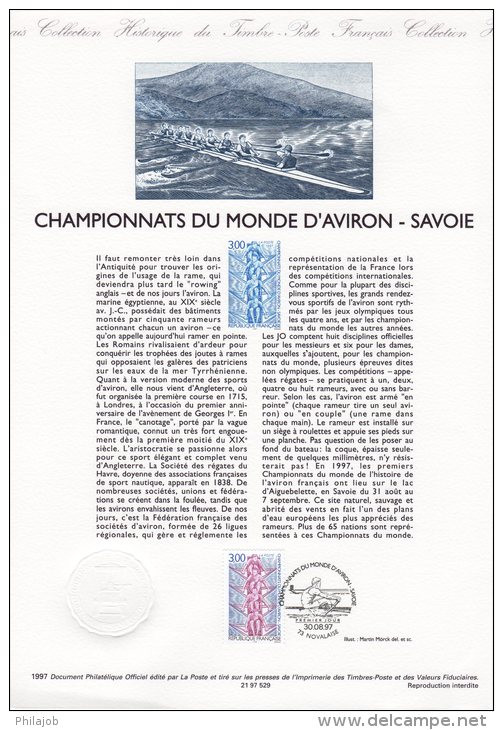 " AVIRON EN SAVOIE " Sur Document Officiel De 1997 N° YT 3102 Parfait état DPO - Remo