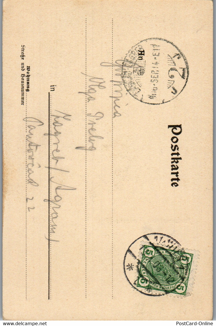 35652 - Wien - Parlament Am Franzens Ring - Gelaufen 1906 - Ringstrasse