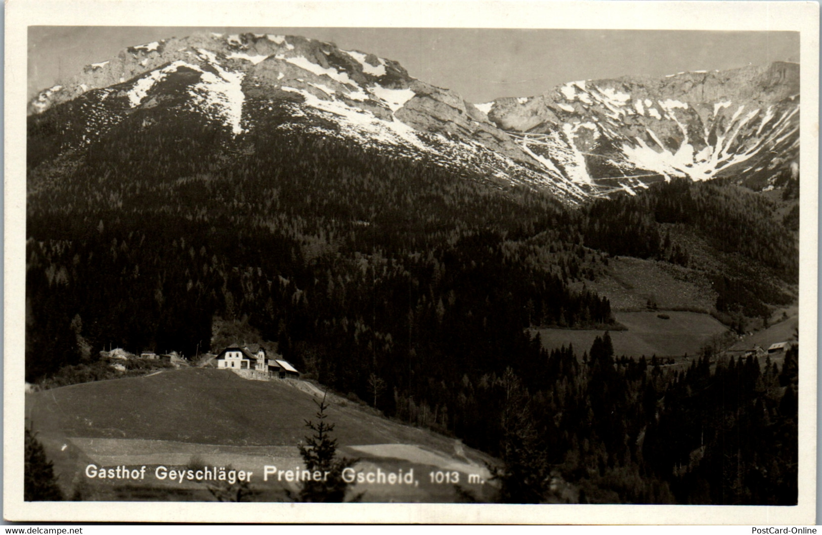 35715 - Niederösterreich - Preiner Gscheid , Gasthof Geyschläger , Rax - Nicht Gelaufen 1930 - Raxgebiet