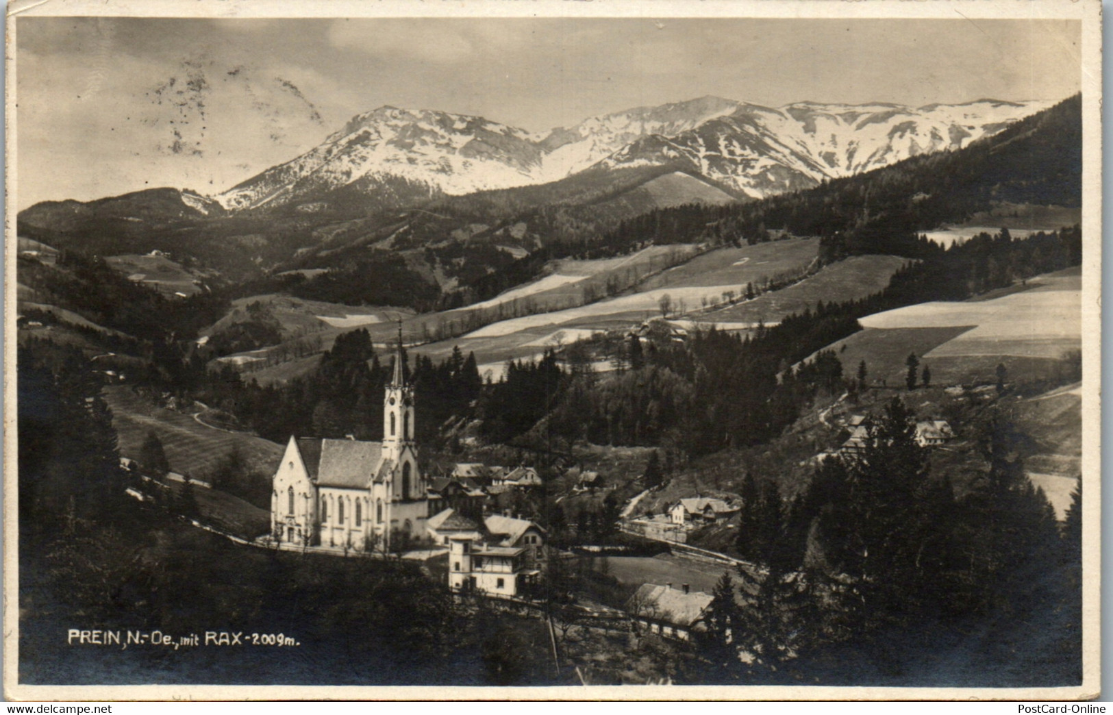 35887 - Niederösterreich - Prein An Der Rax , Panorama - Gelaufen 1925 - Raxgebiet