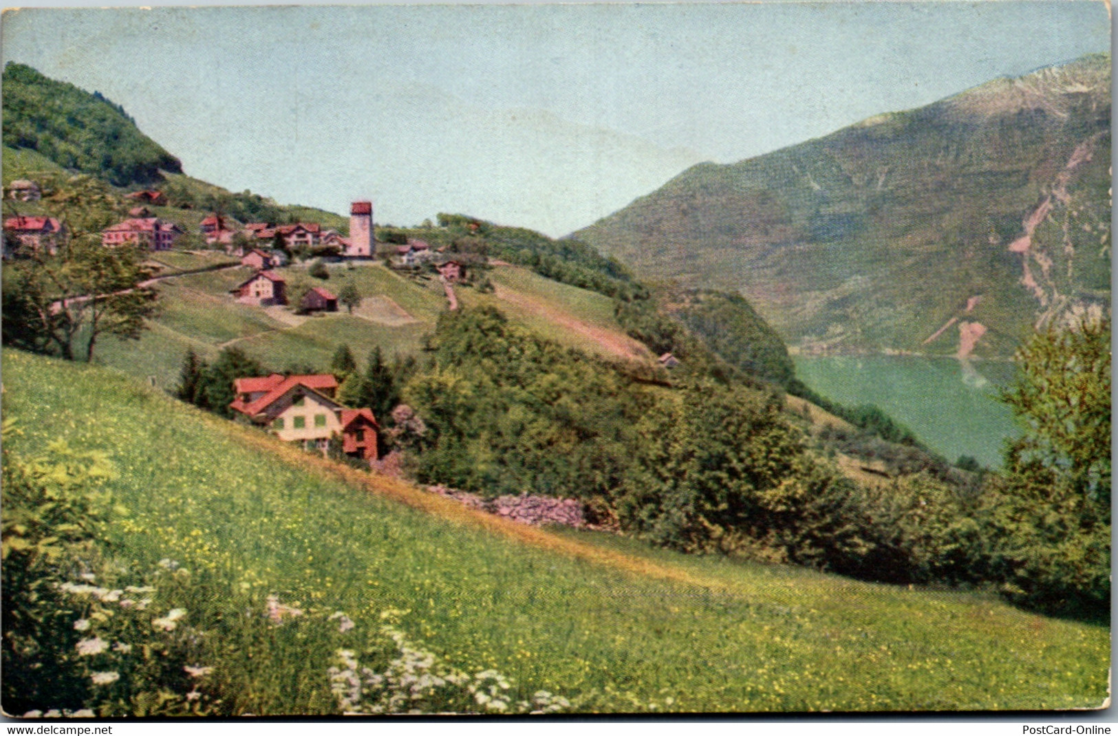 35891 - Schweiz - Obstalden Mit Wallensee - Gelaufen - Obstalden