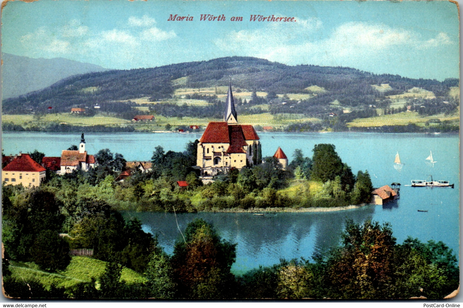 35999 - Kärnten - Maria Wörth Am Wörthersee , Wörther See - Gelaufen 1910 - Maria Wörth