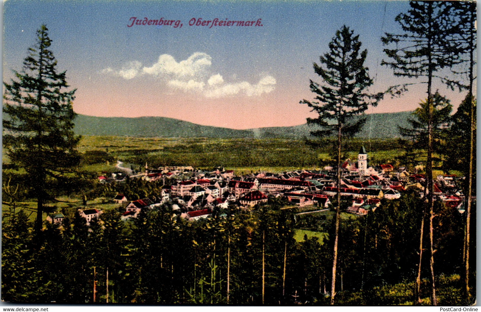 36028 - Steiermark - Judenburg , Panorama - Nicht Gelaufen 1917 - Judenburg