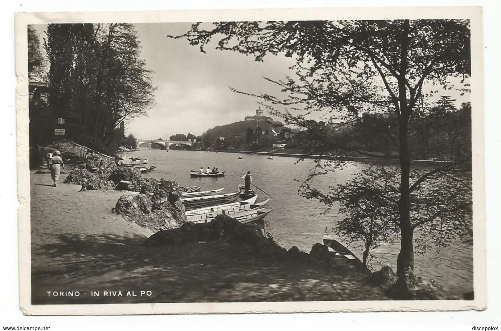 AC100 Torino - Panorama In Riva Al Fiume Po / Viaggiata 1927 - Fiume Po