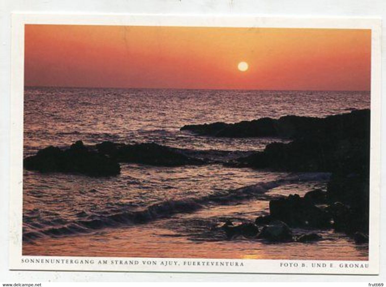 AK 067094 SPAIN - Fuerteventura - Sonnenuntergang Am Strand Von Ajuy - Fuerteventura