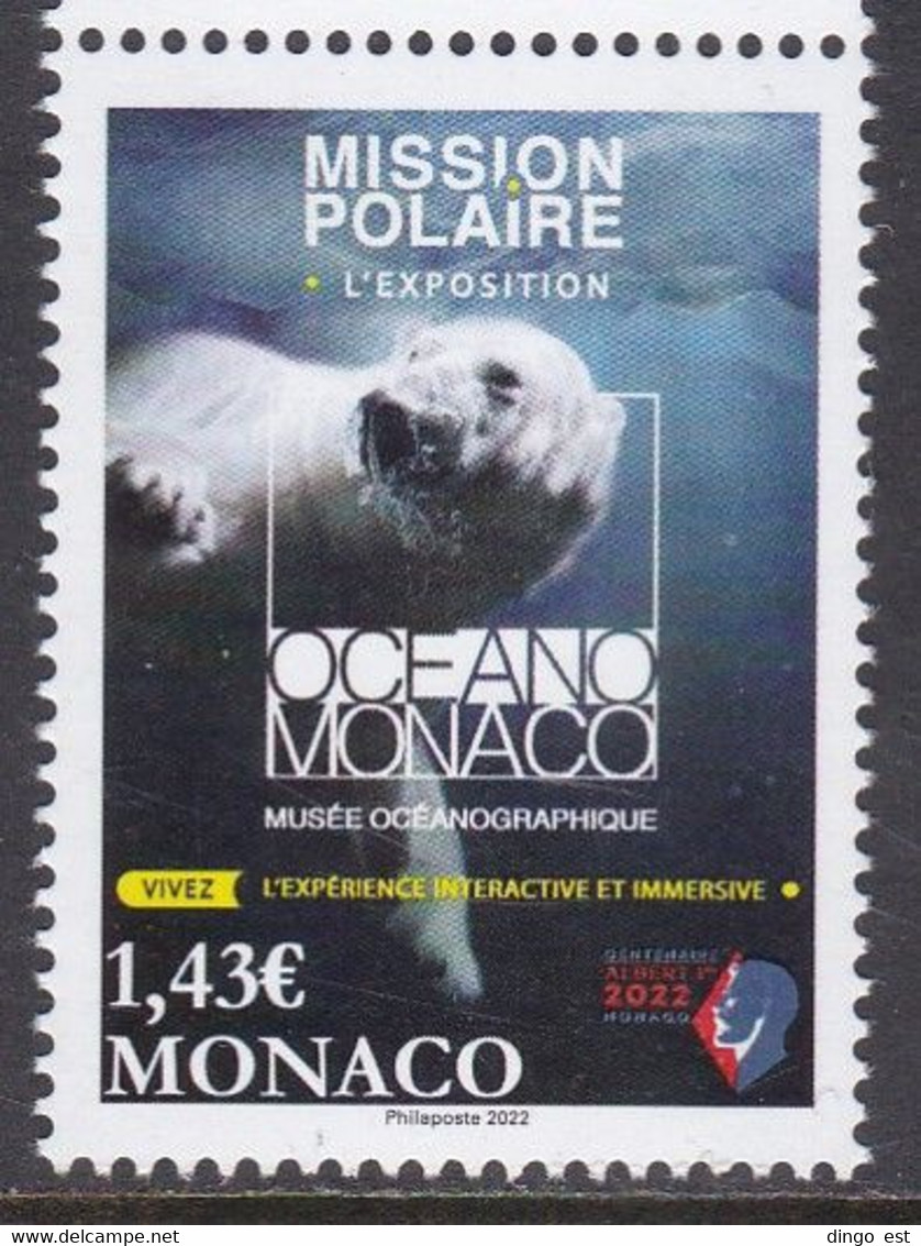 Monaco, Fauna, The Polar Mission Exhibition, Polar Bear MNH / 2022 - Orsi