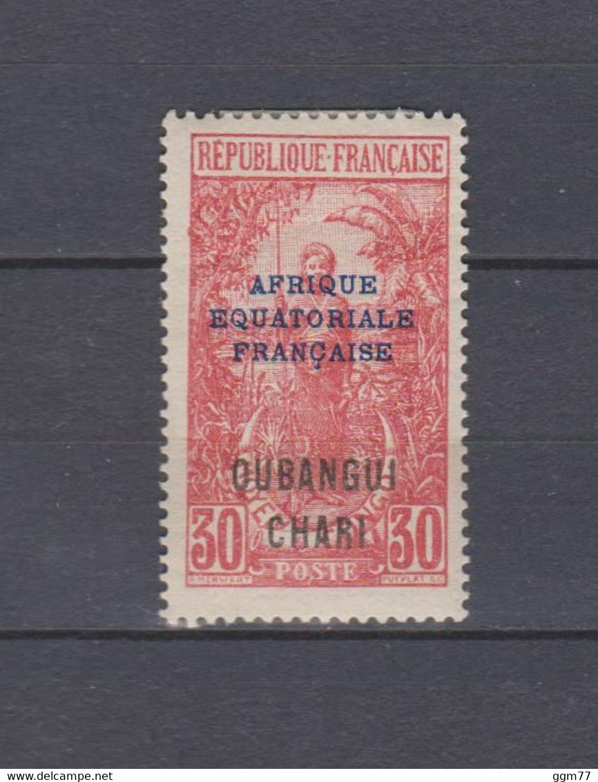 N° 52 TIMBRE OUBANGUI-CHARI NEUF*  Cote : 24 € - Neufs