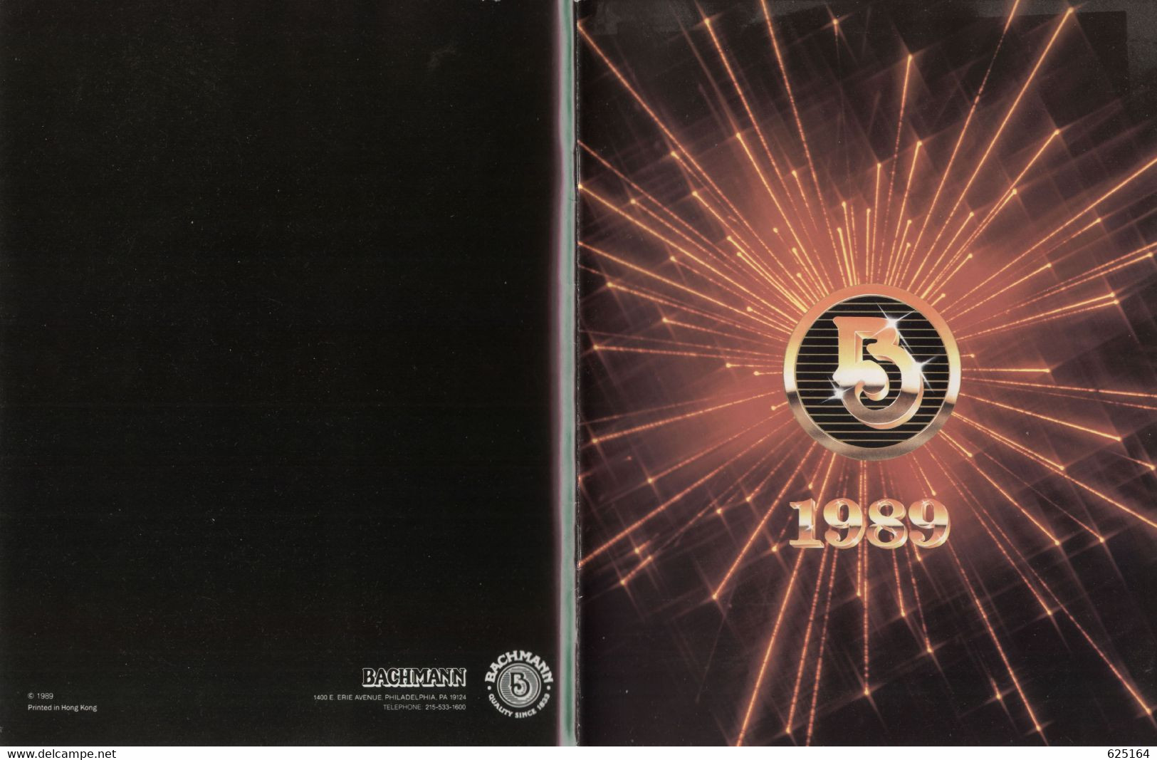 Catalogue BACHMANN 1989 EXCELLENCE MODEL RAILROADING - USA Gauge HO N - Inglese