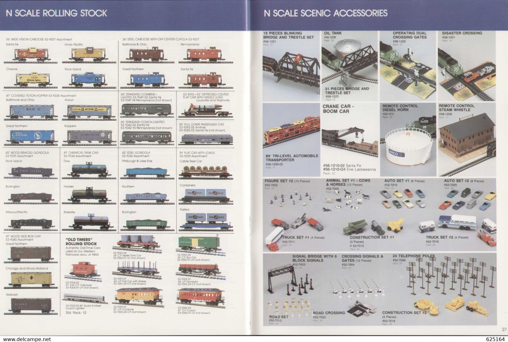 Catalogue BACHMANN 1989 EXCELLENCE MODEL RAILROADING - USA Gauge HO N - Englisch