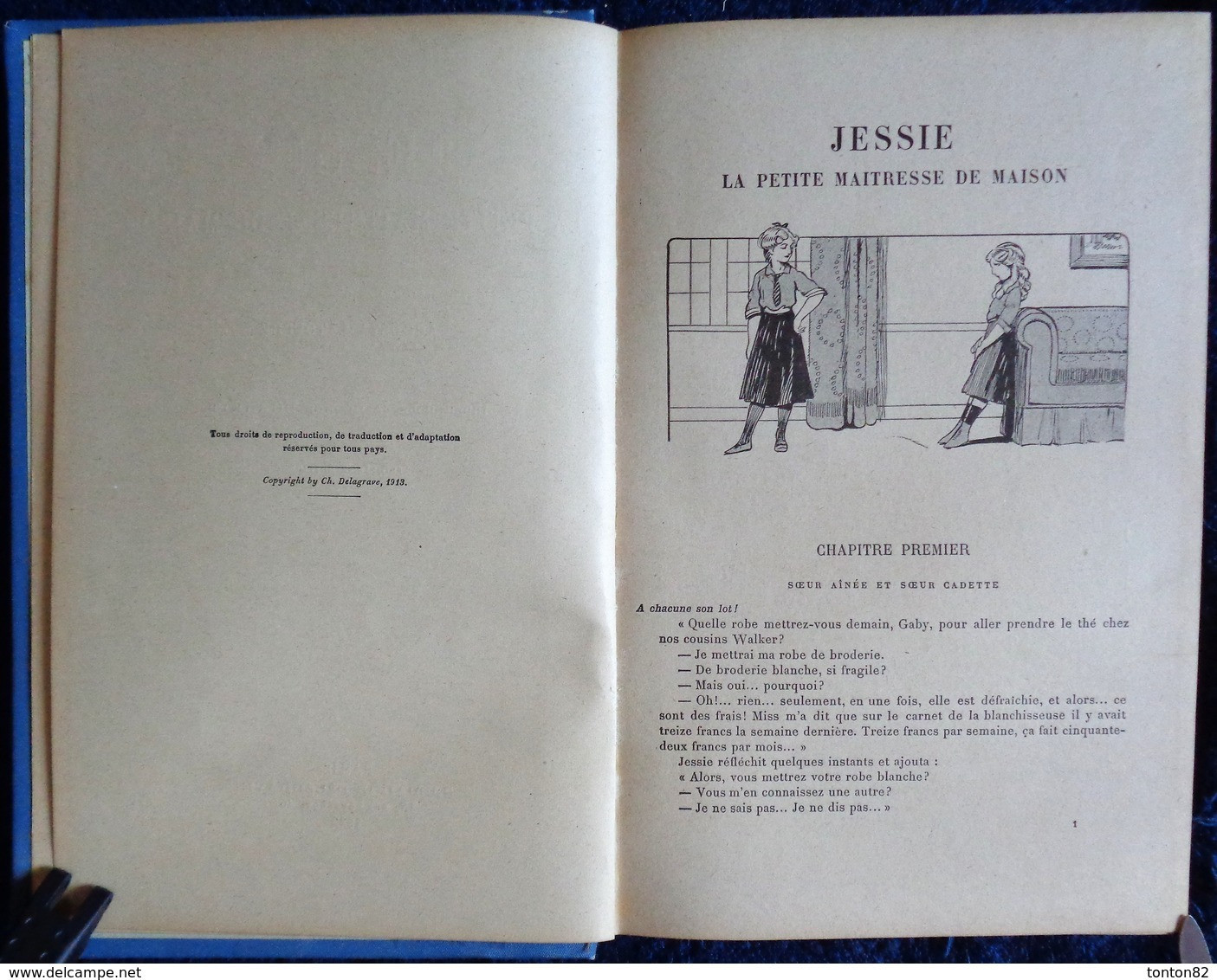 Augusta Latouche - JESSIE La Petite Maîtresse De Maison - Librairie Delagrave - ( 1922 ) . - Hachette