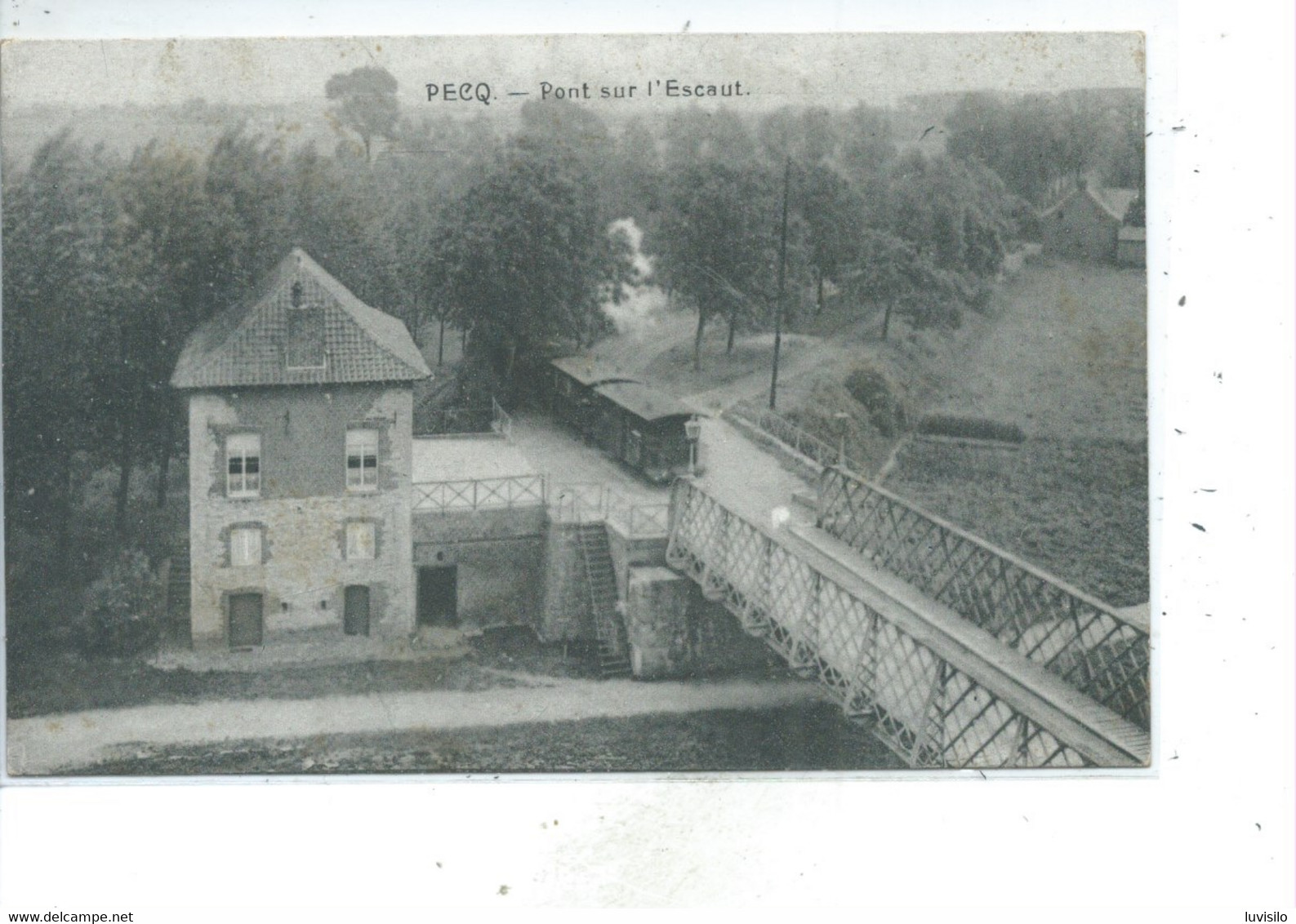 Pecq Pont Sur L'Escaut ( Tram ) - Pecq