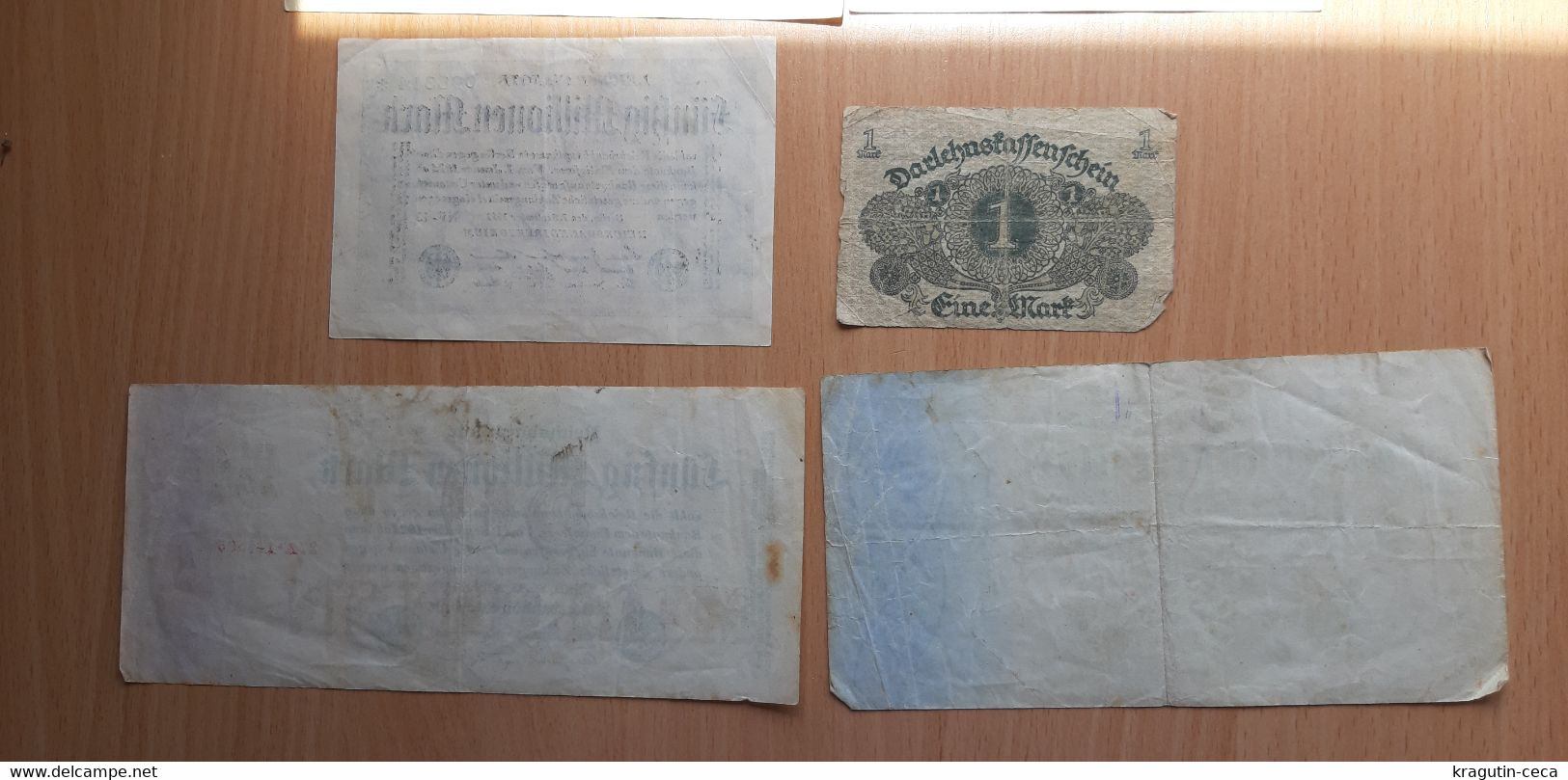 REICHSBANKNOTE 1923 LOT GERMAN GERMANY BANKNOTE BANK MILLION MARK BILL paper money BILLET DE BANQUE Darlehnskassenschein