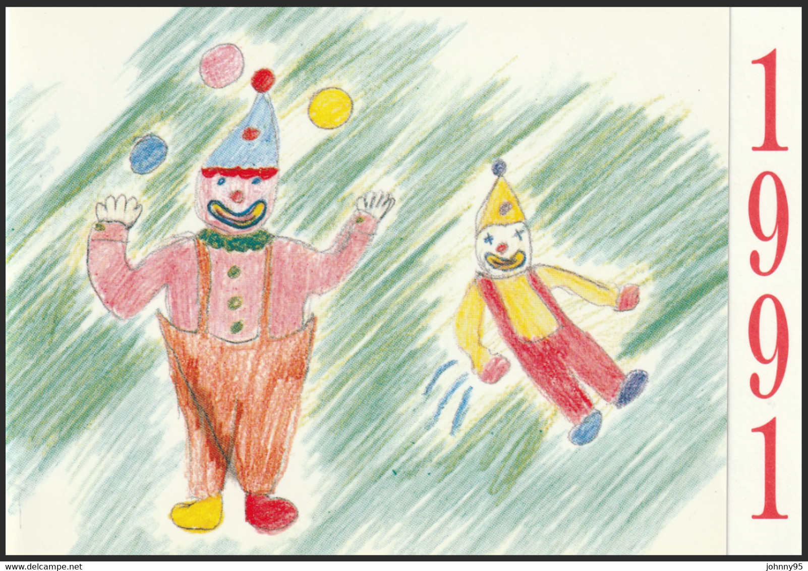 Année 1990 - N° 192 Sur Enveloppe Avec Encart "clown" - Oblitération à Date De Genève 07/12/1990 - Storia Postale