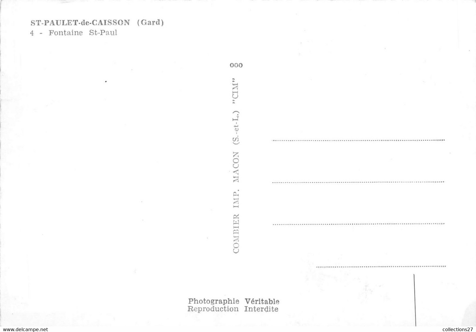 30-SAINT-PAULET-DE-CAISSON- FONTAINE SAINT-PAUL - Altri & Non Classificati