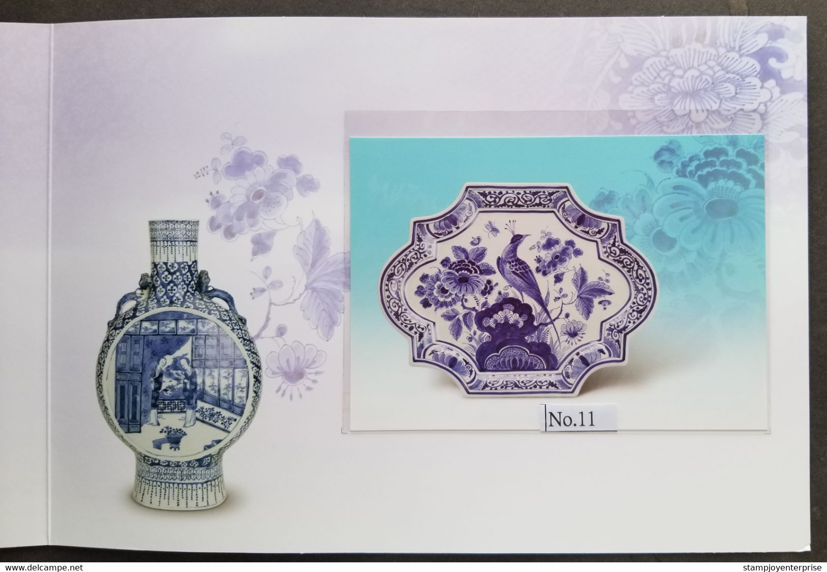 Taiwan Ancient Chinese Art Treasure Blue White Porcelain 2014 (folder Set) MNH *maxicard *postcard *stamp *ms - Unused Stamps