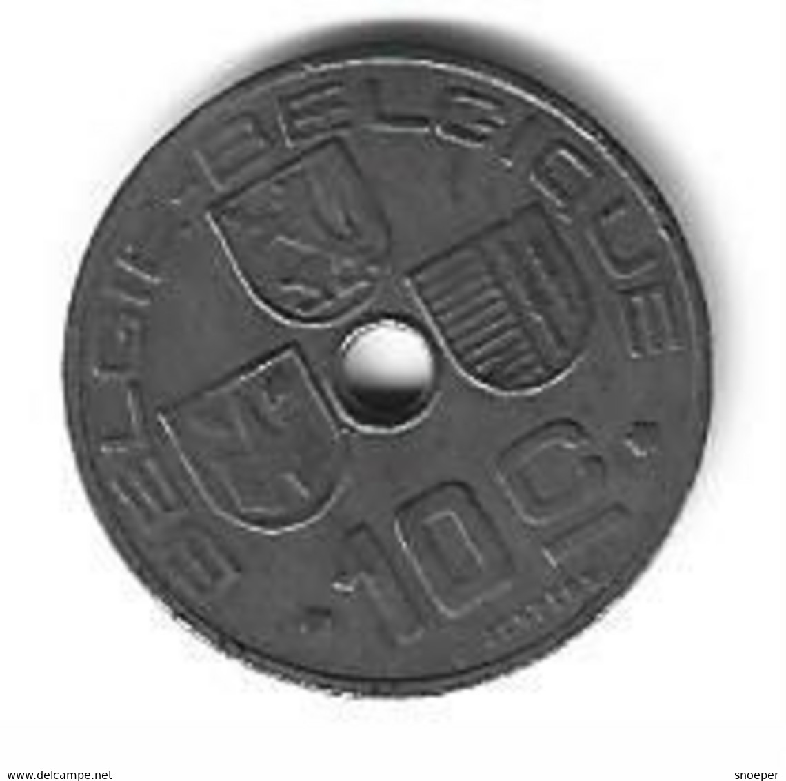 Belguim 10 Centimes 1941 Dutch   Vf+ - 10 Cent