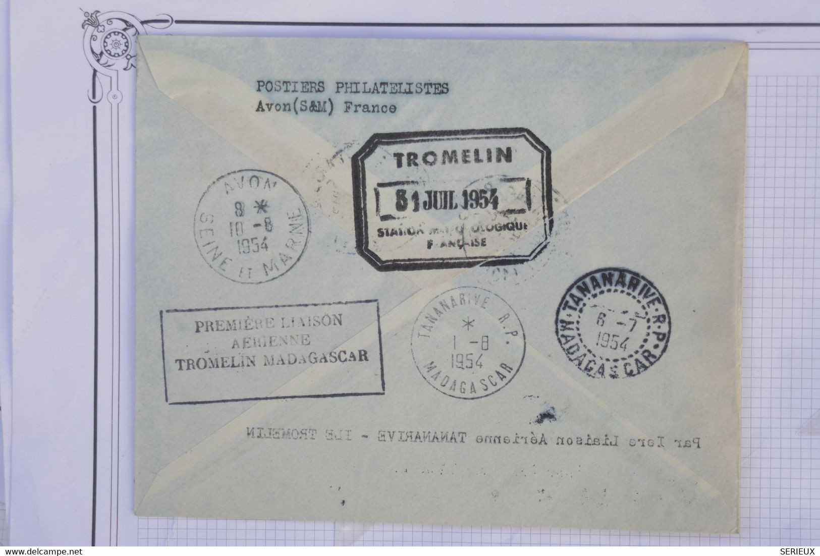 AY16 FRANCE    BELLE LETTRE  1954 TROMELIN  +A TOULOUSE   +AFFRANCH.  PLAISANT - 1927-1959 Lettres & Documents