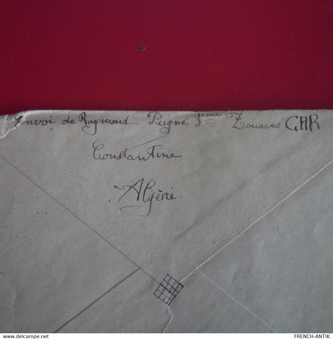LETTRE AVEC COURRIER CONSTANTINE POUR ST MESME PAR DOURDAN 1939 CORRESPONDANCE MILITAIRE ZOUAVES - Briefe U. Dokumente