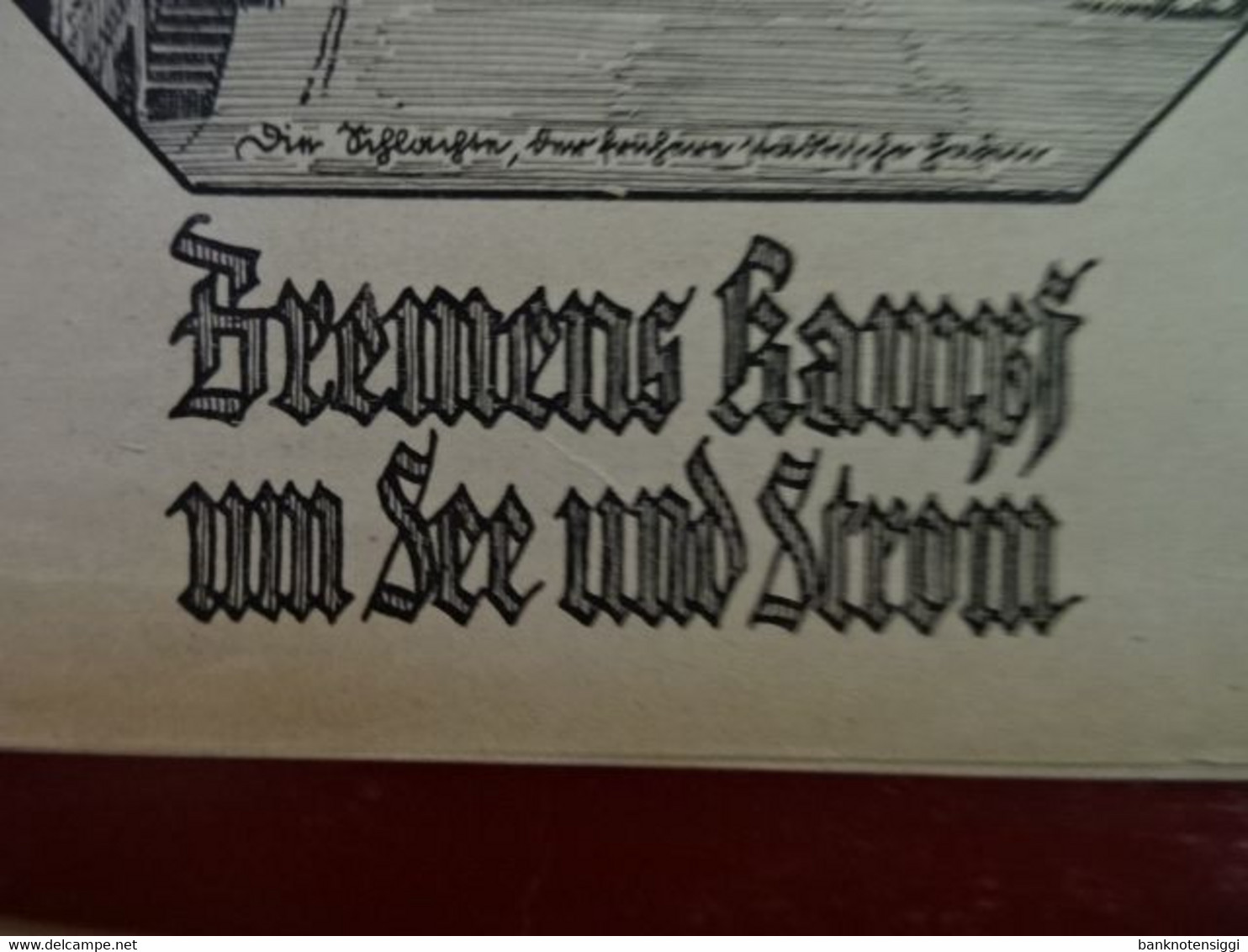 1 Heft Heimatlese "Bremens Kampf Um See Und Sturm" 1938 - Allemand