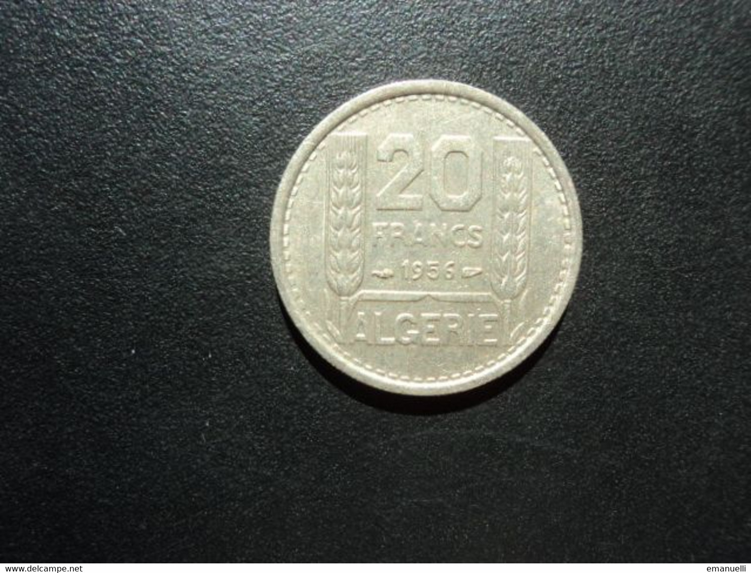 ALGÉRIE : 20 FRANCS   1956  G.49 / KM 91     SUP+/SPL  *