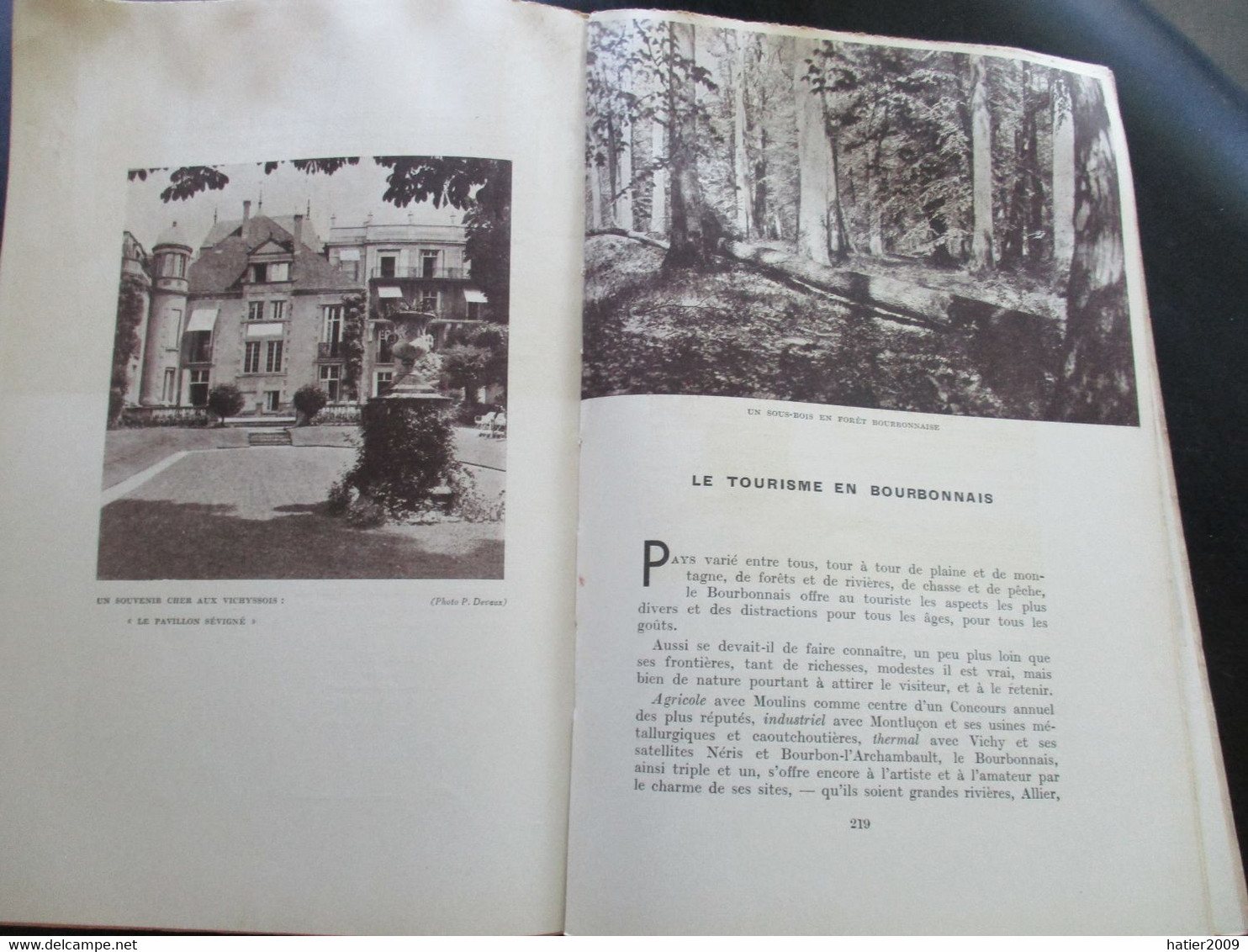 BOURBONNAIS 39 - Synthèse des activités et des aspects du département de lAllier en 1939 - voir les 10 scans.